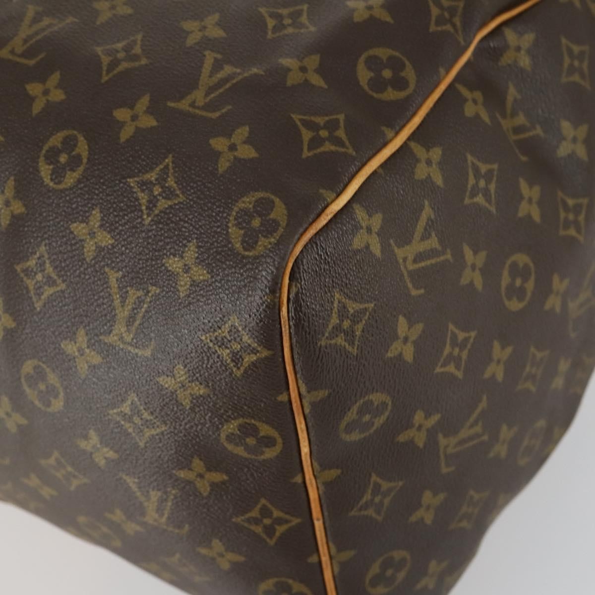 Louis Vuitton Keepall Bag Monogram Canvas Brown Canvas Travel Bag