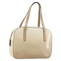 Prada Re-Edition 1995 Handbag Patent Leather Beige Patent_Leather Handbag