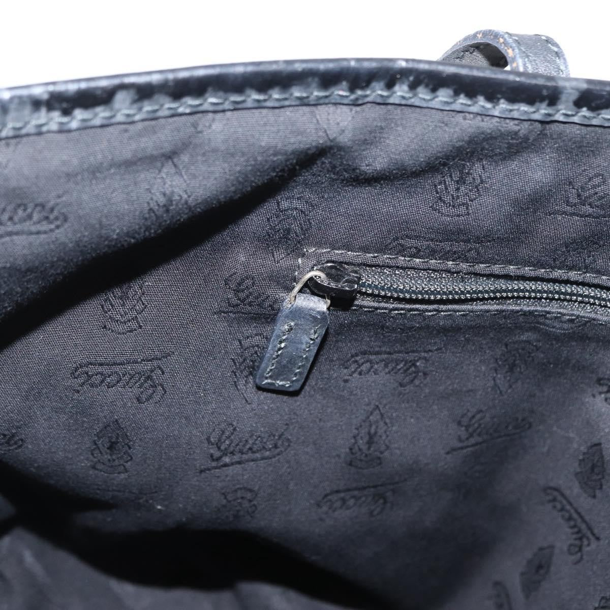 Gucci Jolie Web Tote Gg Canvas Black Canvas Tote Bag Bag (Pre-Owned)