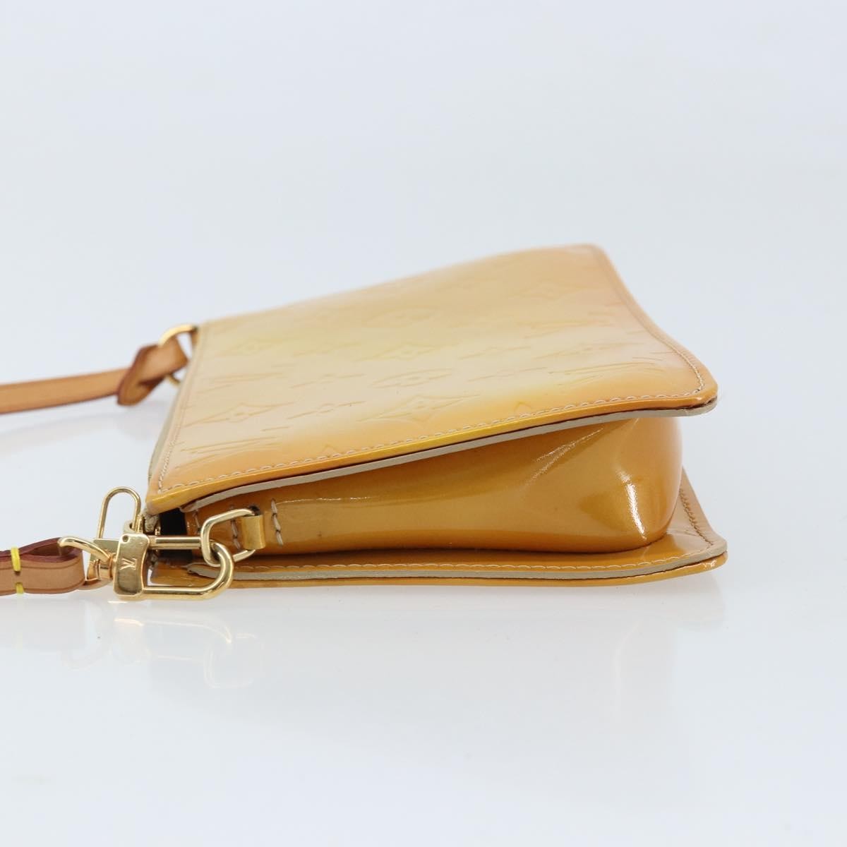 Louis Vuitton Lexington Pochette Patent Leather Beige Patent_Leather Clutche & Pouche Bag