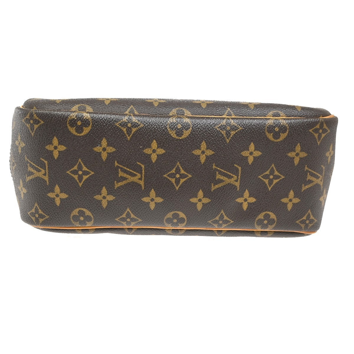 Louis Vuitton Trouville Handbag Monogram Canvas Brown Canvas Handbag