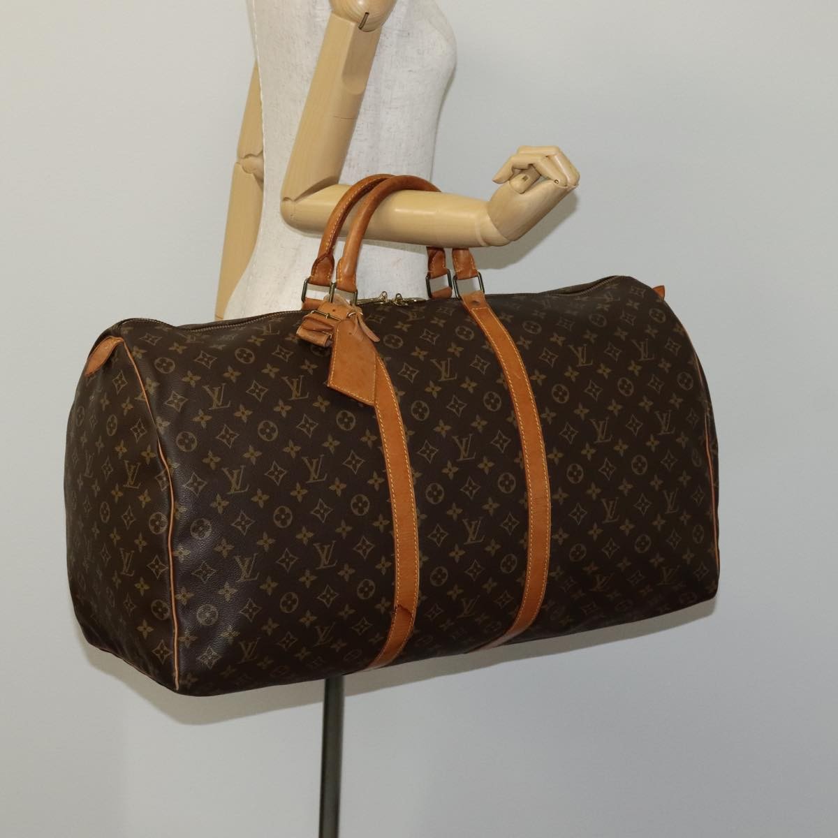 Louis Vuitton Keepall Bag Monogram Canvas Multicolour Canvas Bag