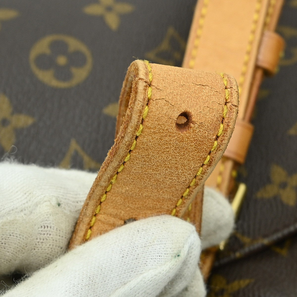 Louis Vuitton Musette Salsa Handbag Monogram Canvas Brown Canvas Shoulder Bag