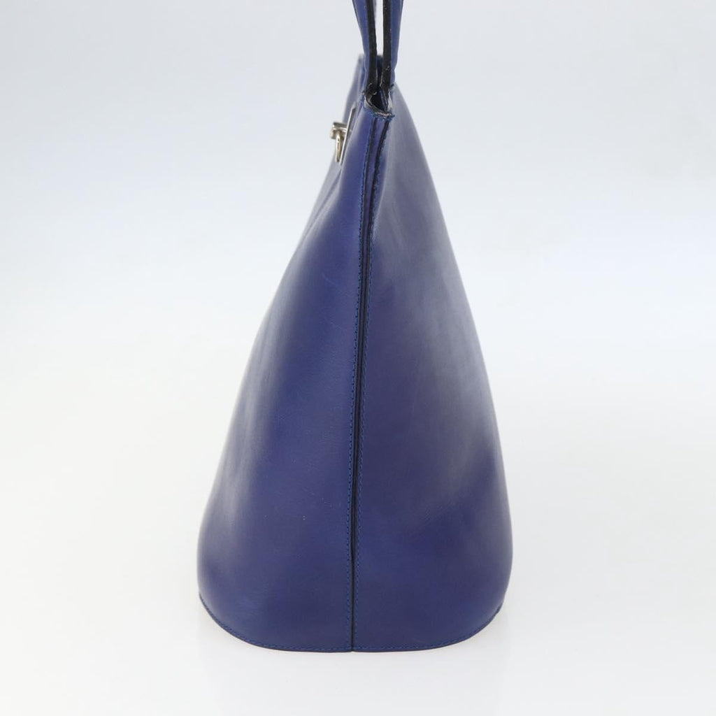 Celine Handbag Leather Blue Leather Handbag