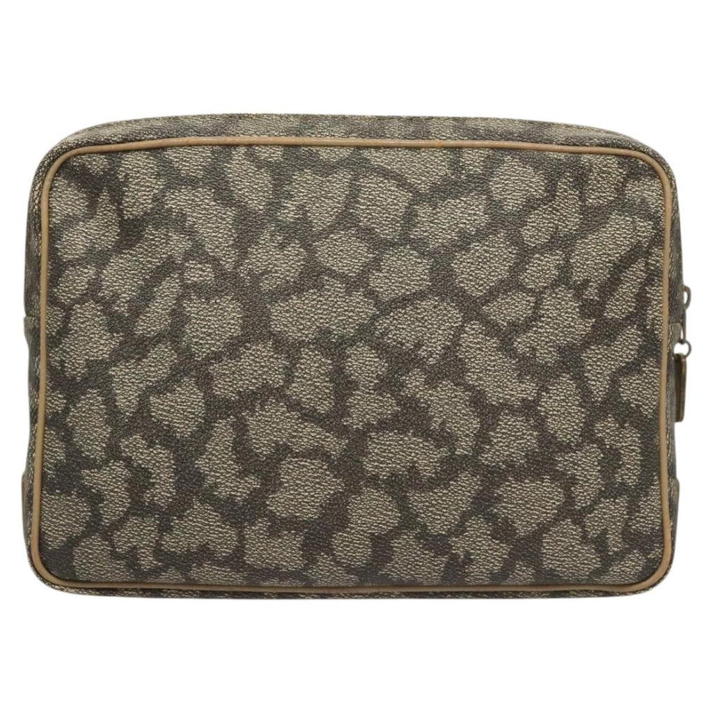 Saint Laurent Vintage Clutch Pvc Gray Pvc Clutche & Pouche Bag (Pre-Owned)