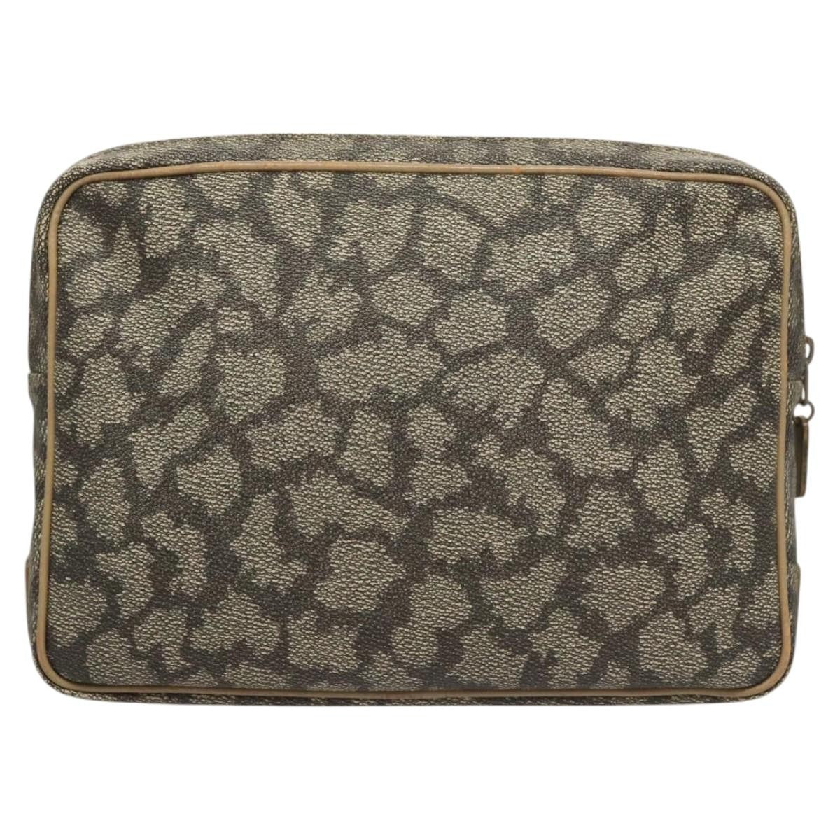 Saint Laurent Vintage Clutch Pvc Gray Pvc Clutche & Pouche Bag (Pre-Owned)