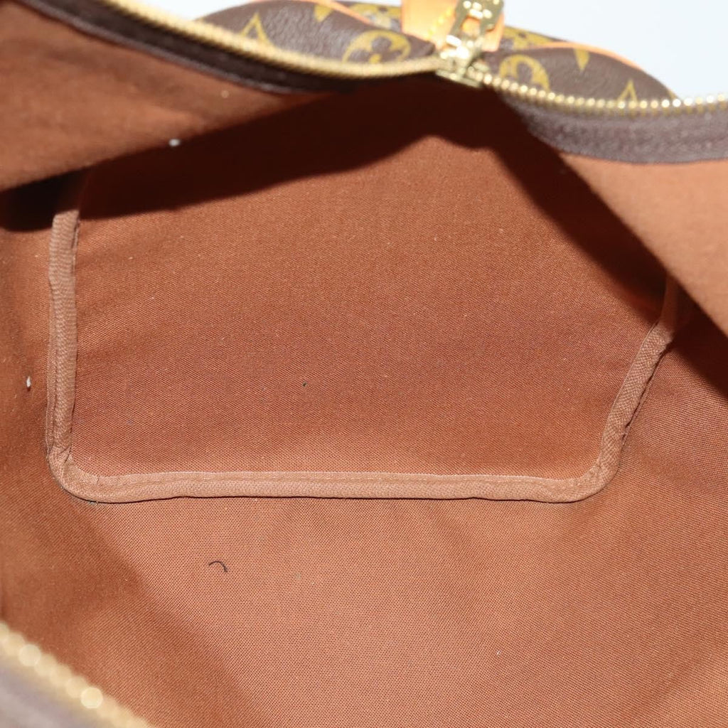 Louis Vuitton Keepall Bag Monogram Canvas Brown Canvas Travel Bag