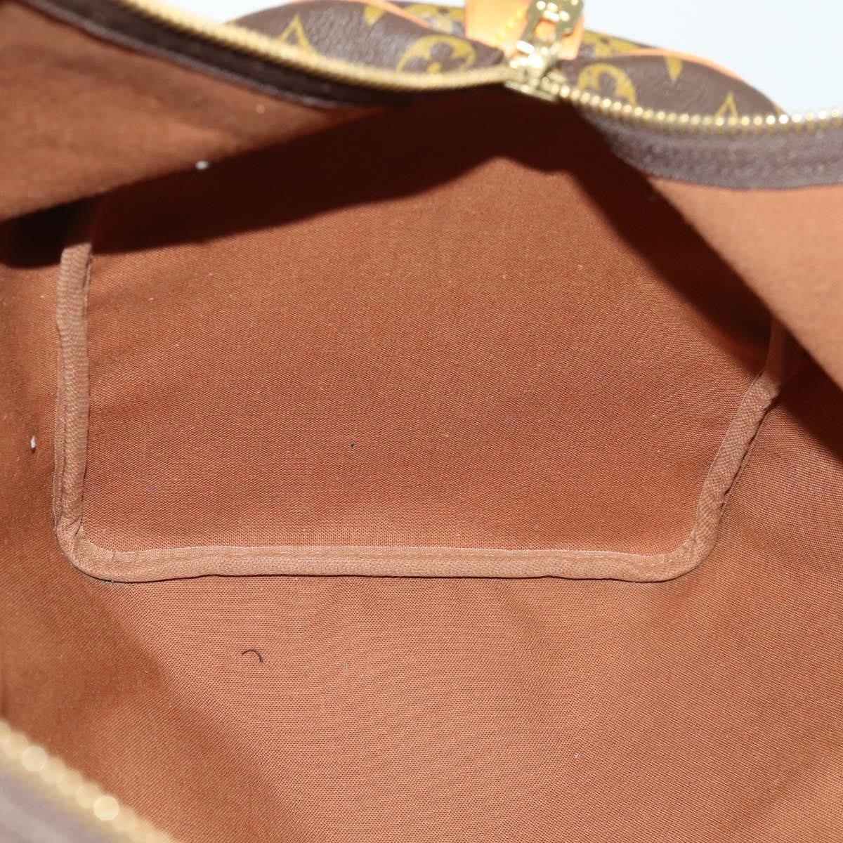 Louis Vuitton Keepall Bag Monogram Canvas Brown Canvas Travel Bag