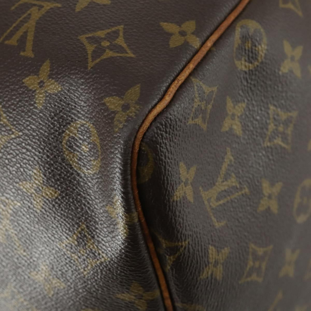 Louis Vuitton Keepall Bag Monogram Canvas Brown Canvas Travel Bag