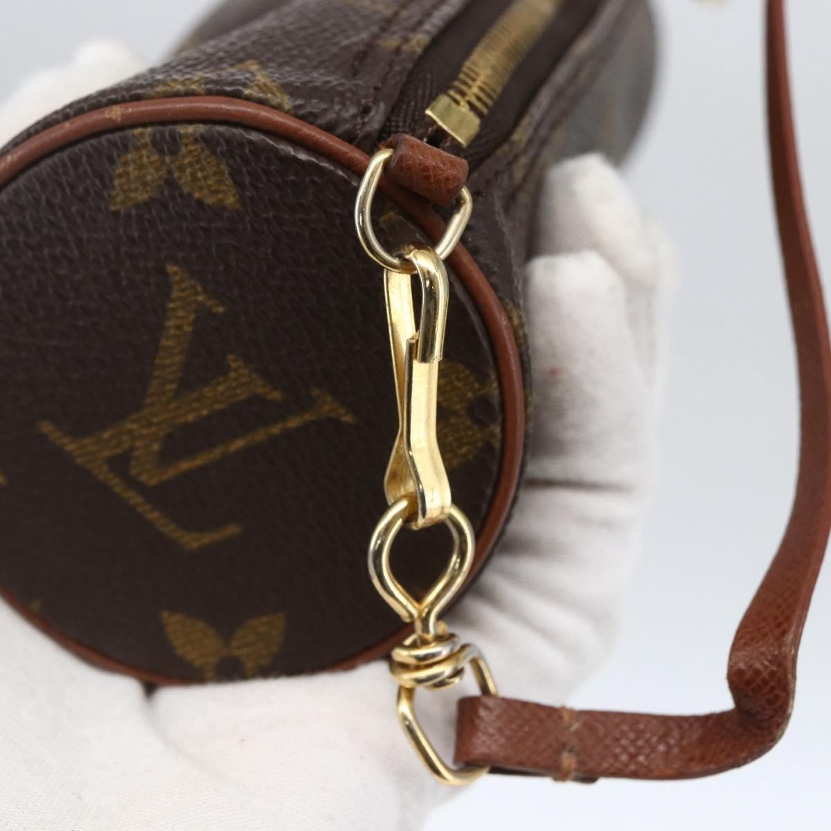 Louis Vuitton Papillon Pochette Monogram Canvas Brown Canvas Clutche & Pouche Bag