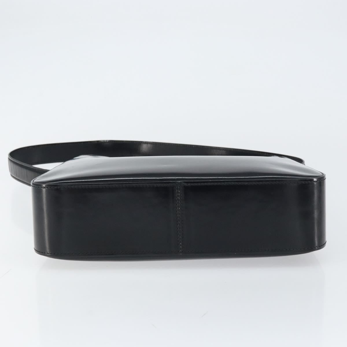 Celine Handbag Patent Leather Black Patent_Leather Shoulder Bag Bag