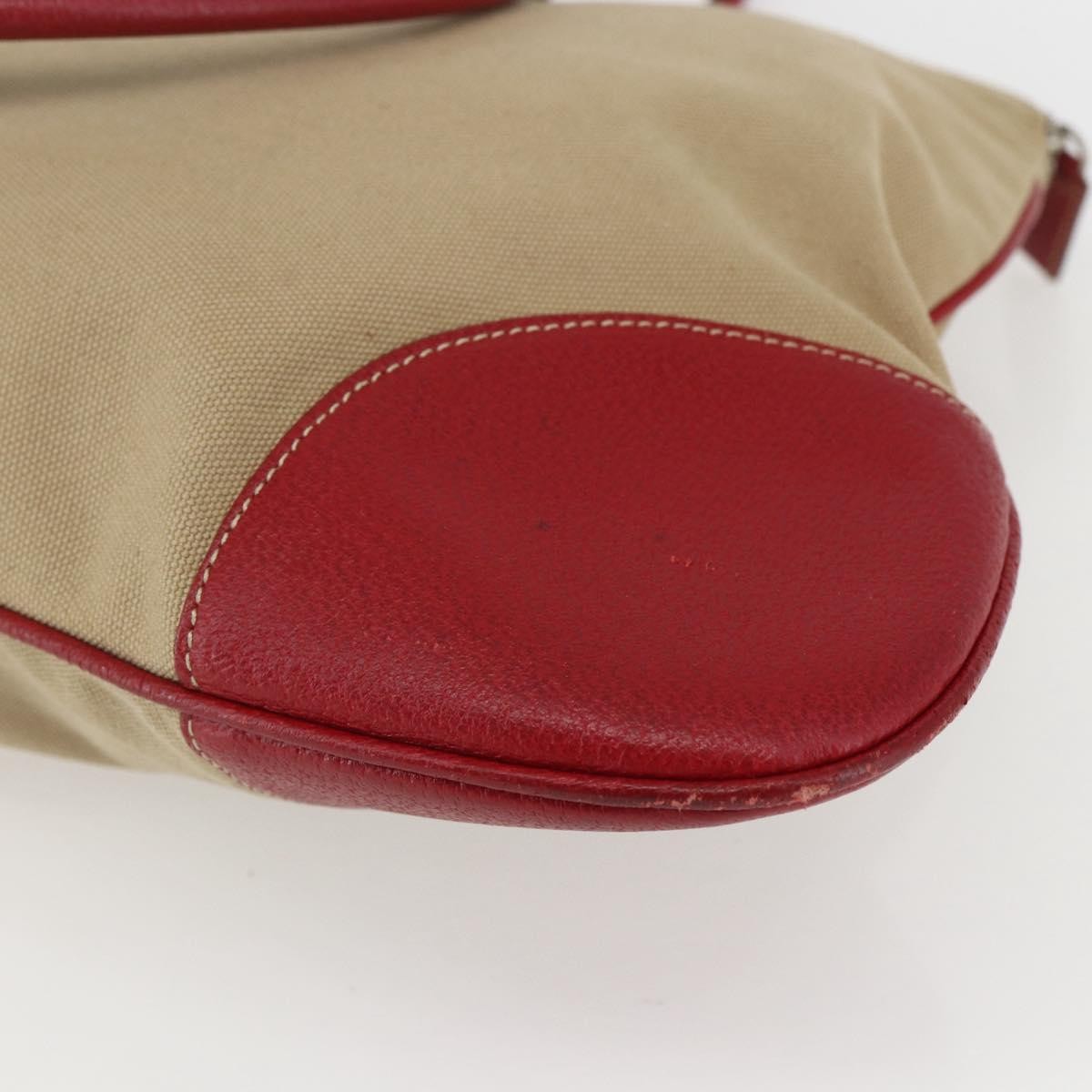 Prada Vintage Handbag Canvas Beige Canvas Handbag