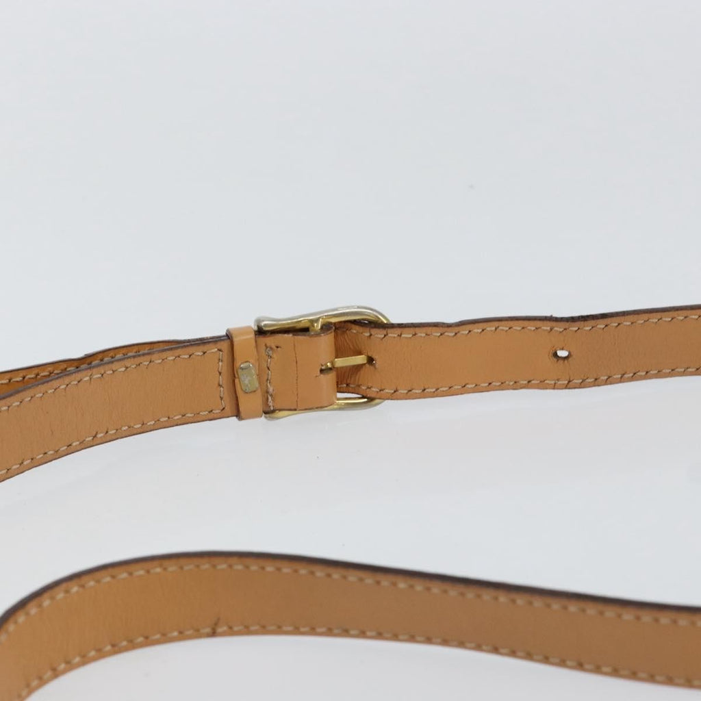 Celine Vintage Macadam Shoulder Bag Canvas And Leather Brown Canvas Shoulder Bag Bag