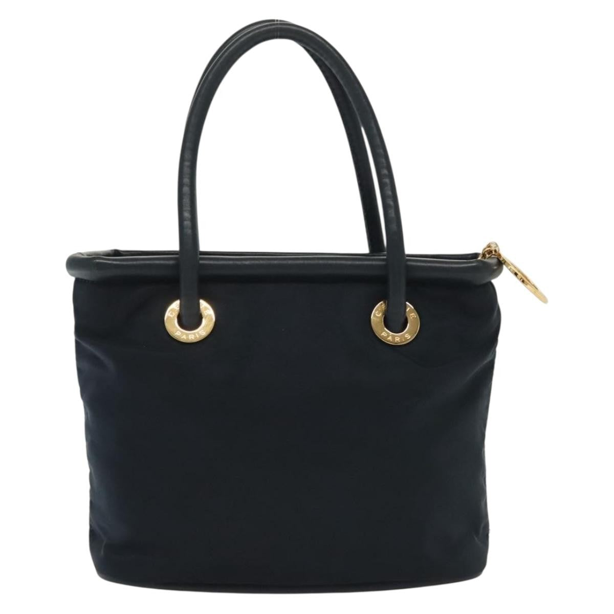 Celine Handbag Nylon Navy Nylon Handbag