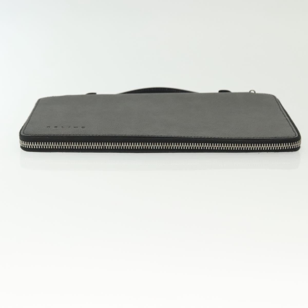 Celine Travel Organizer Leather Black Leather Clutche & Pouche Bag