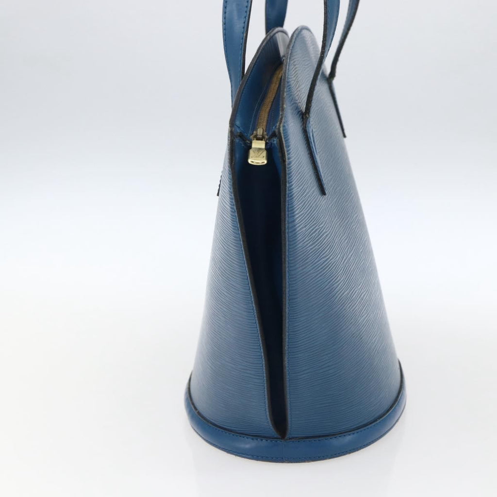 Louis Vuitton Saint Jacques Handbag Epi Leather Blue Leather Shoulder Bag