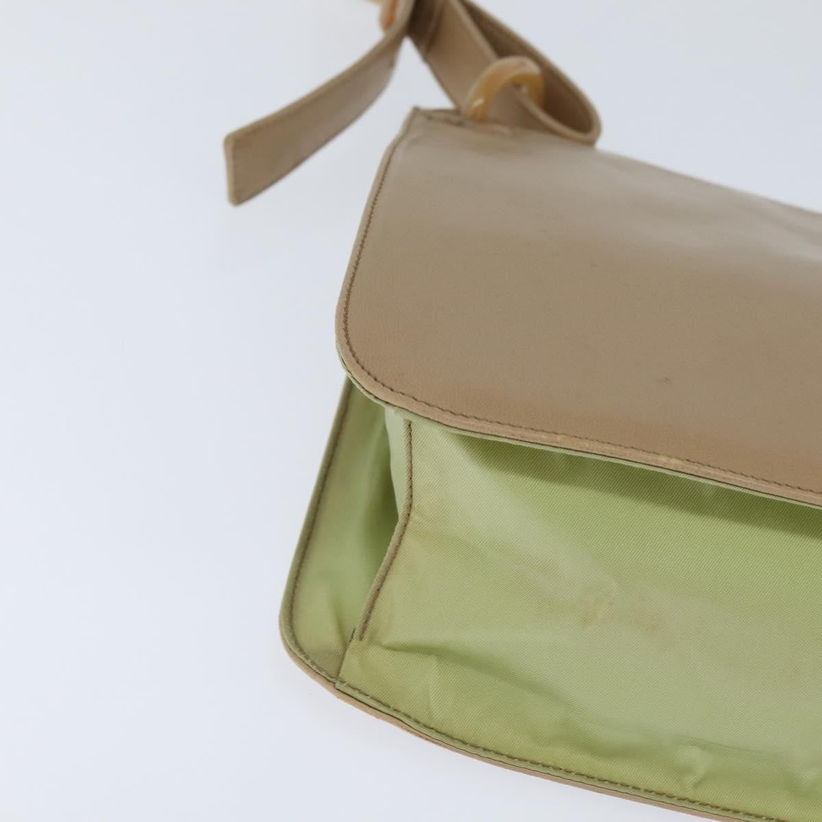 Prada Vintage Shoulder Bag Leather Beige Leather Shoulder Bag Bag