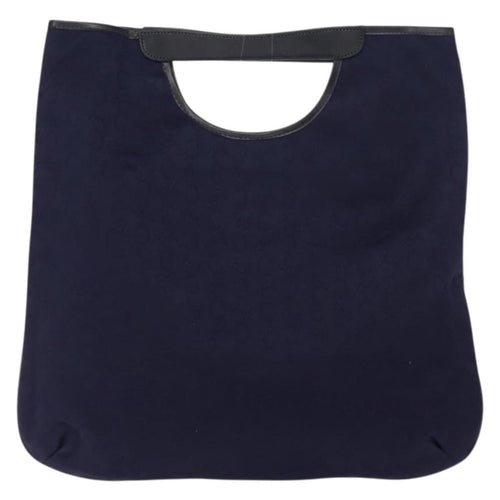 Celine C Sulky Handbag Suede Navy Suede Handbag
