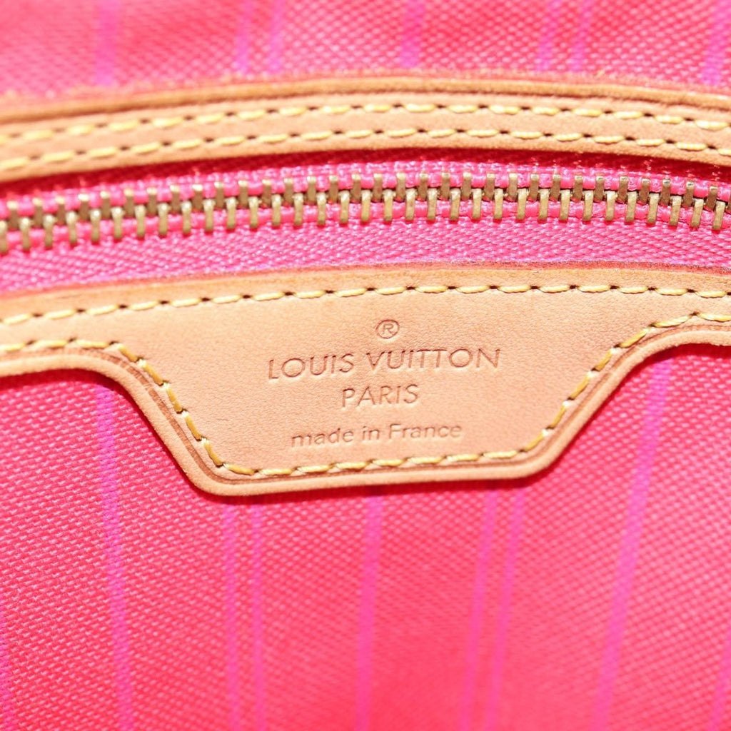 Louis Vuitton Delightful Nm Handbag Damier White Canvas Bag