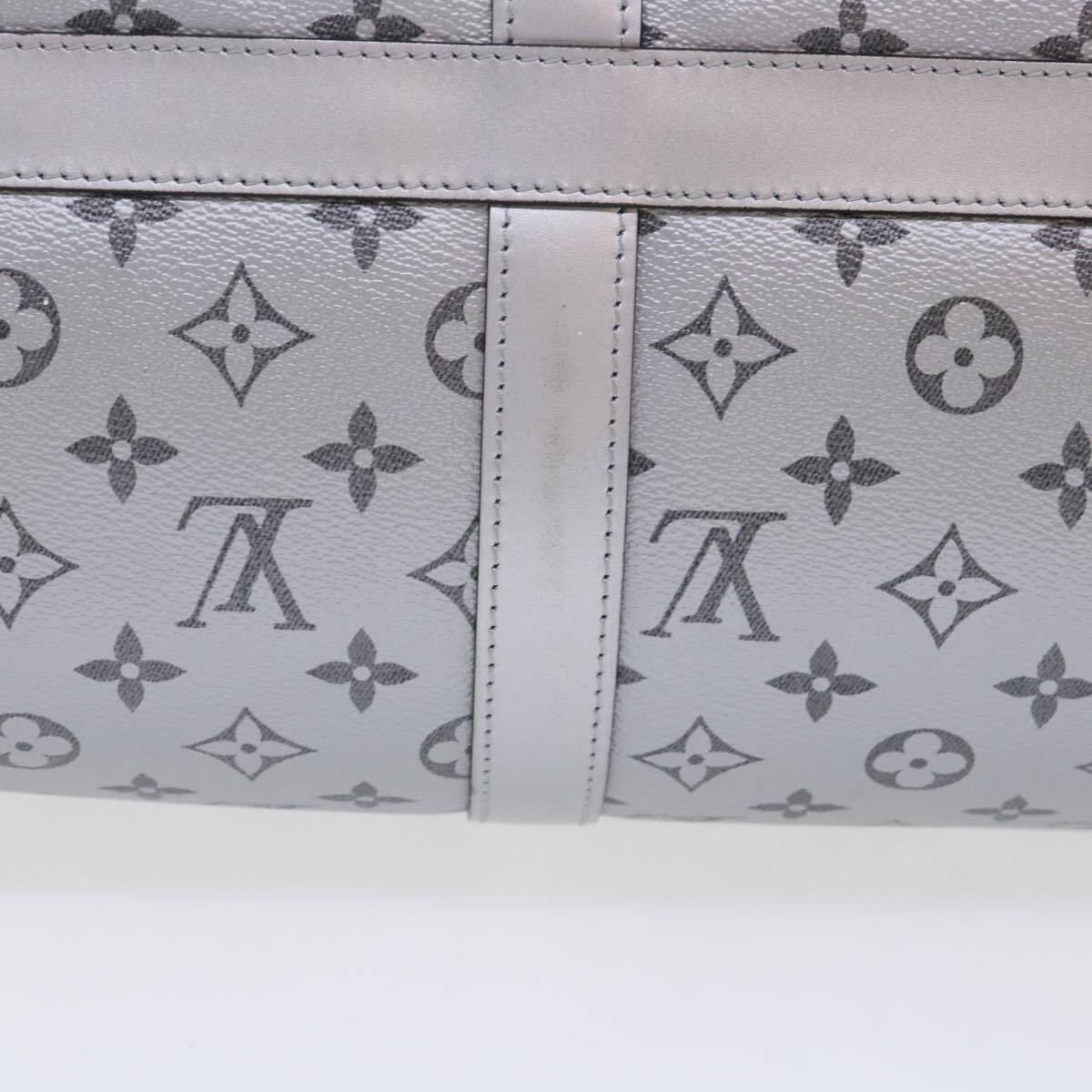 Louis Vuitton Keepall Bandouliere Bag Monogram Eclipse Split Canvas Black Canvas Bag