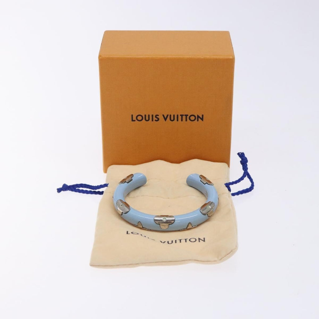 Louis Vuitton Daily Monogram Bracelet Metal Blue Metal Bracelet Jewelry