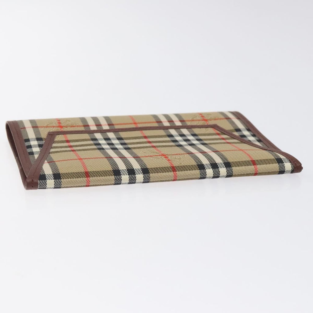 Burberry Nova Check Pochette Canvas Beige Canvas Clutche & Pouche Bag