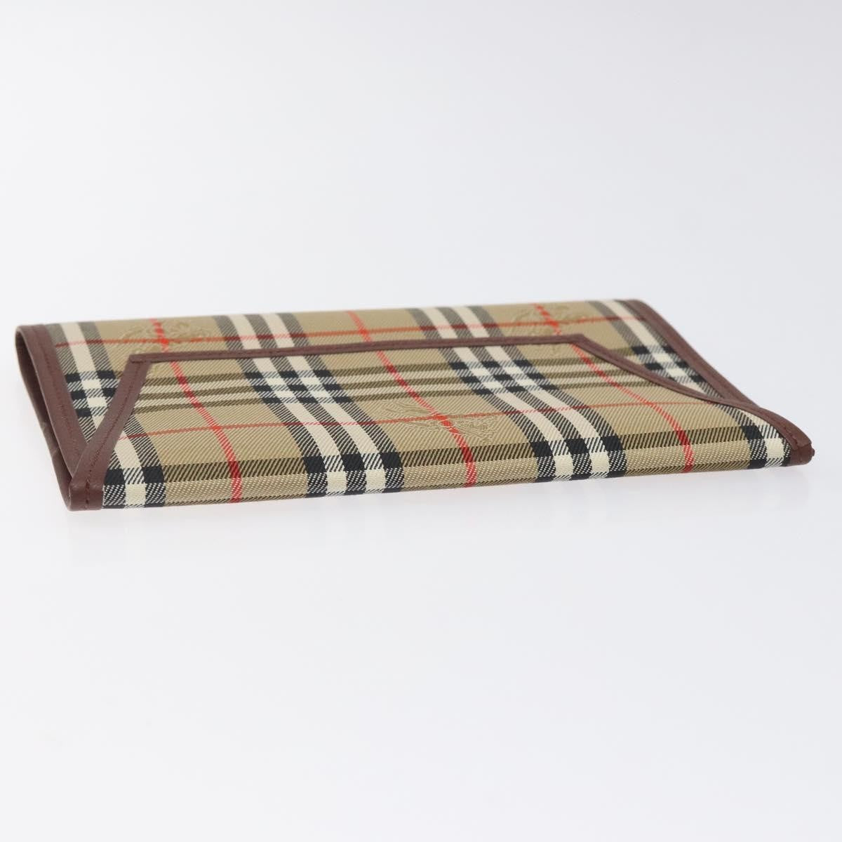 Burberry Nova Check Pochette Canvas Beige Canvas Clutche & Pouche Bag