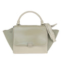 Celine Trapeze Bag Leather Beige Leather Handbag