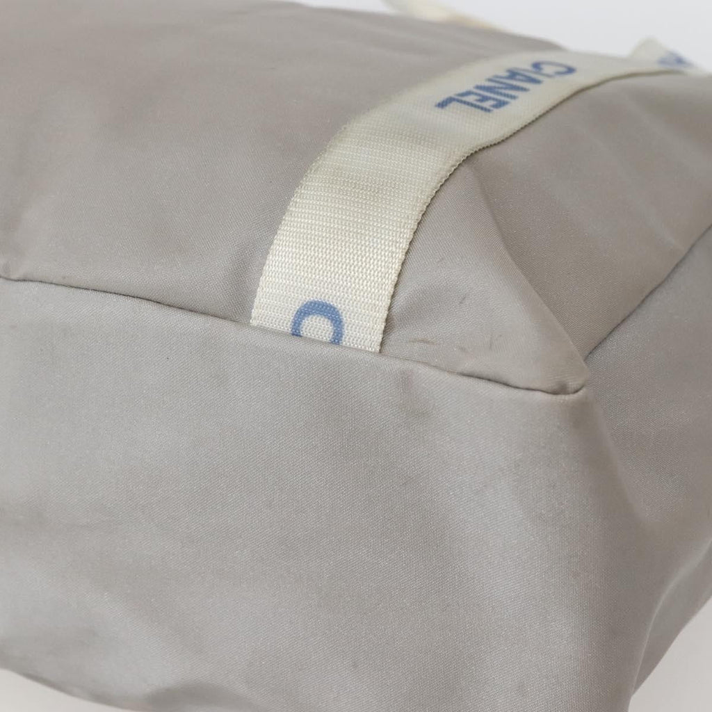 Chanel Sport Line Tote Bag Nylon Gray Nylon Tote Bag Bag