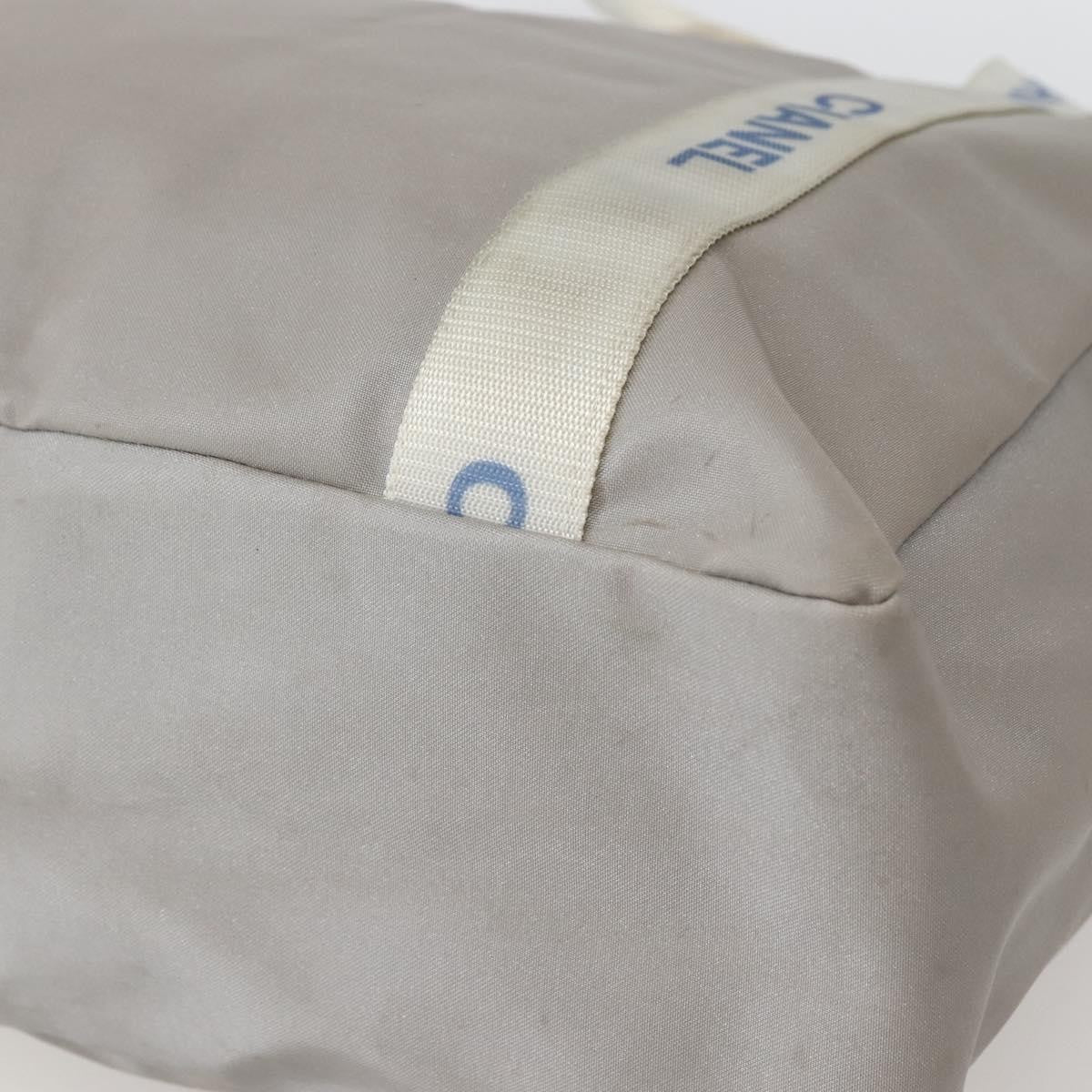 Chanel Sport Line Tote Bag Nylon Gray Nylon Tote Bag Bag