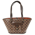 Louis Vuitton Manosque Handbag Damier Brown Canvas Tote Bag