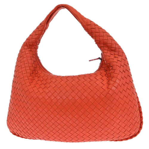 Bottega Veneta Veneta Hobo Intrecciato Nappa Pink Leather Handbag
