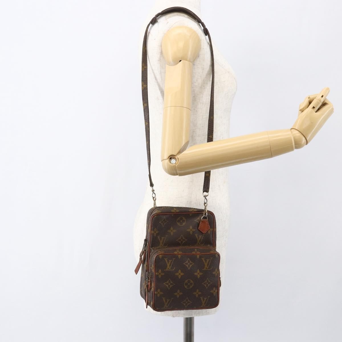 Louis Vuitton Amazone Bag Monogram Canvas Brown Canvas Shoulder Bag