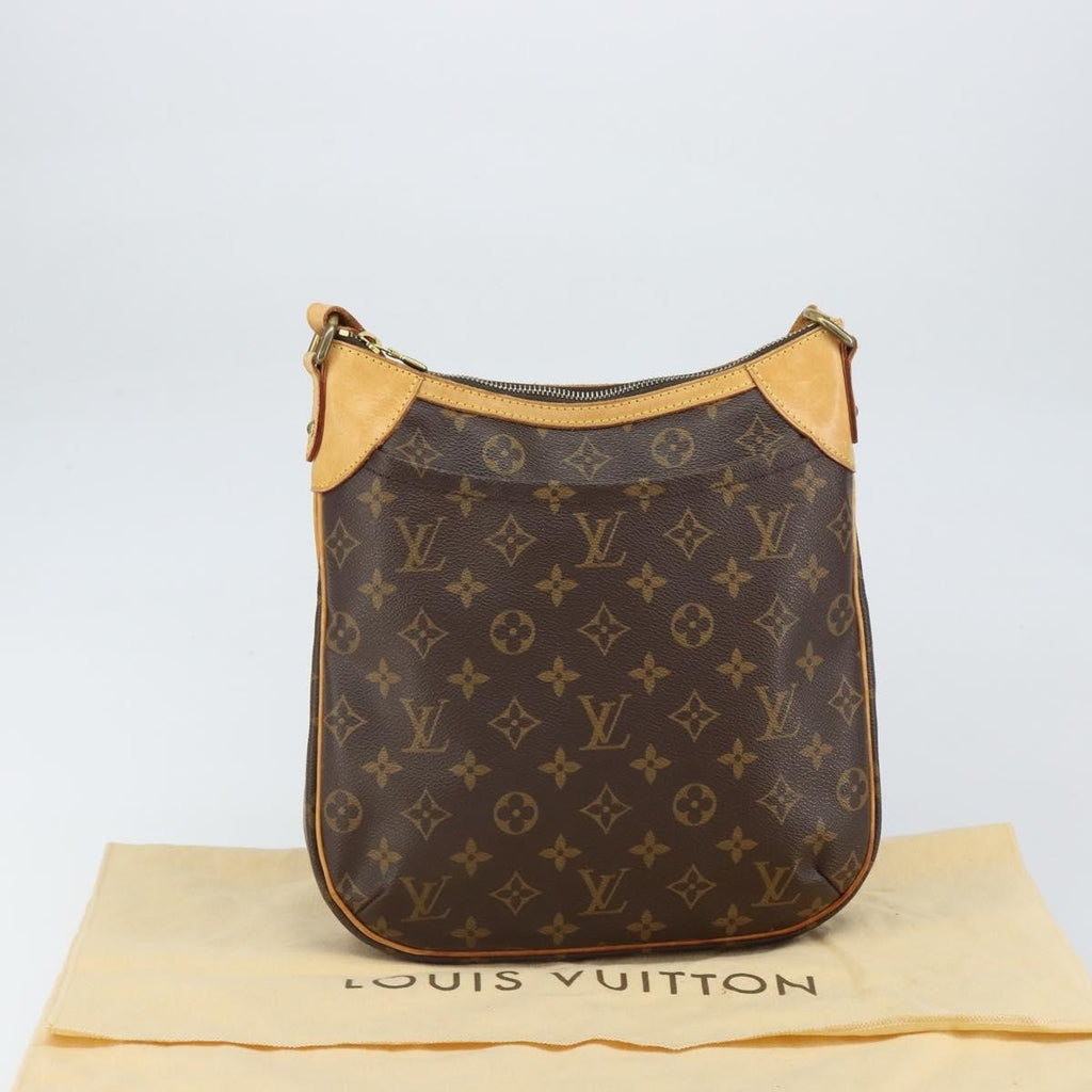 Louis Vuitton Odeon Handbag Monogram Canvas Brown Canvas Shoulder Bag