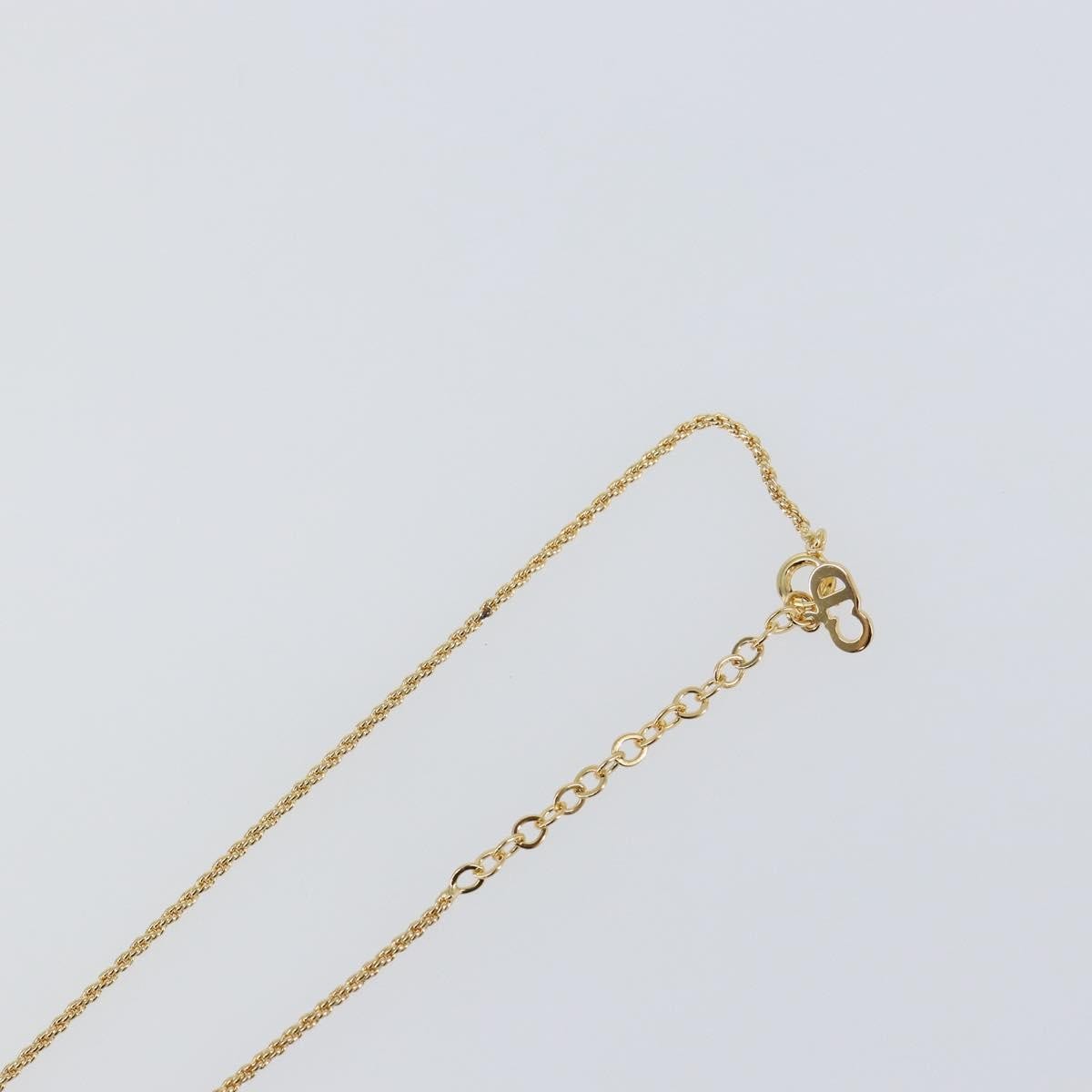 Christian Dior Cd Pendant Necklace Metal Gold Metal Jewelry (Pre-Owned)