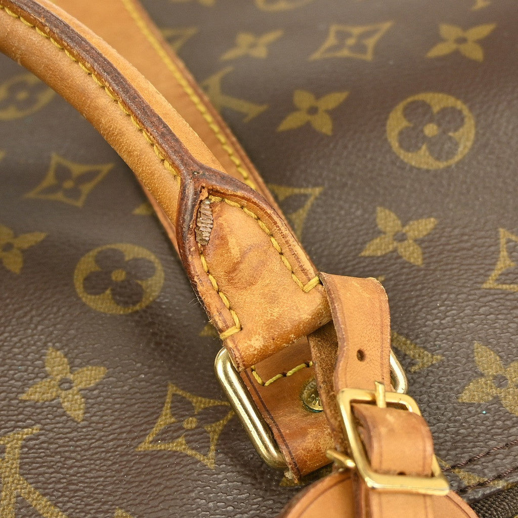Louis Vuitton Keepall Bag Monogram Canvas Brown Canvas Travel Bag