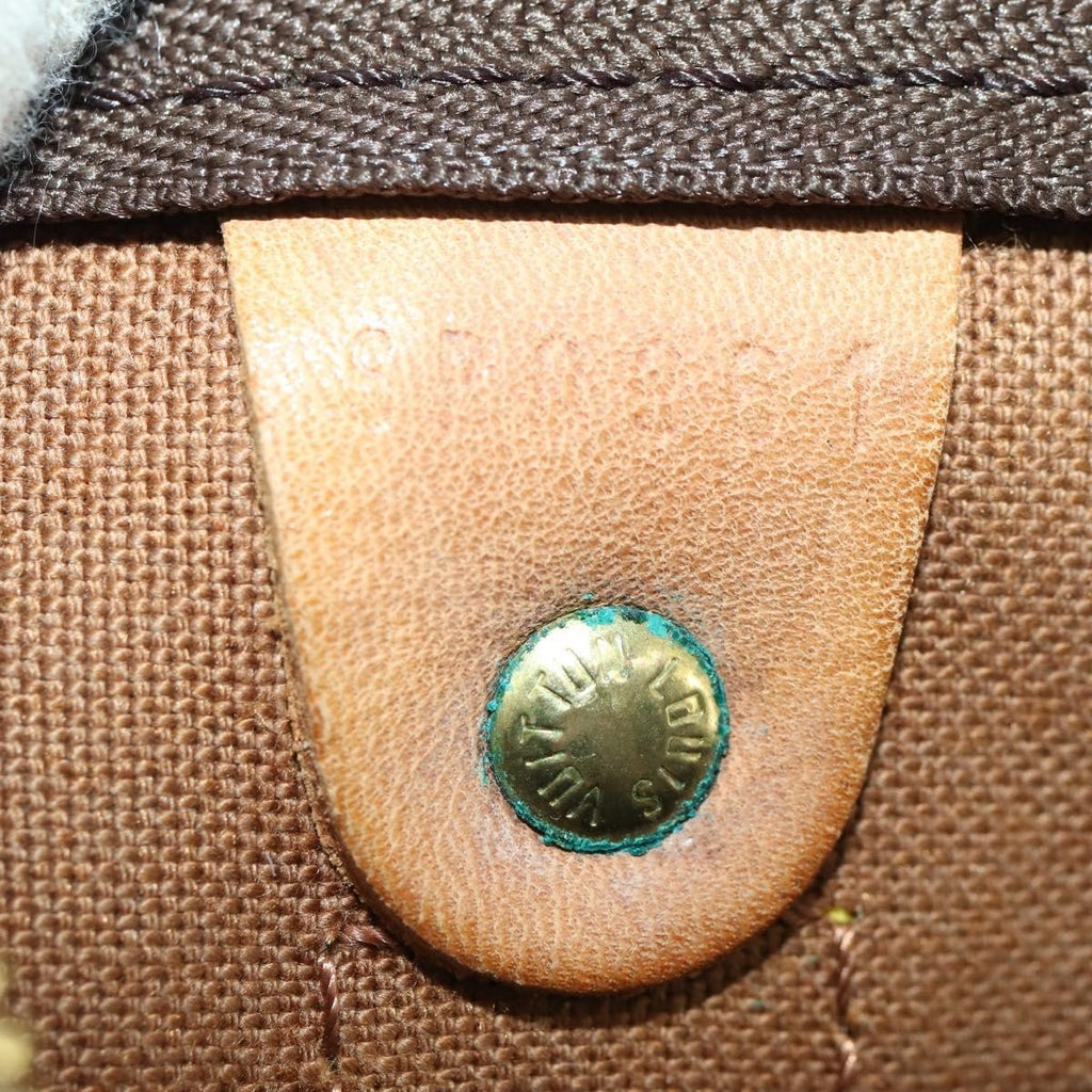 Louis Vuitton Keepall Bag Monogram Canvas Brown Canvas Travel Bag