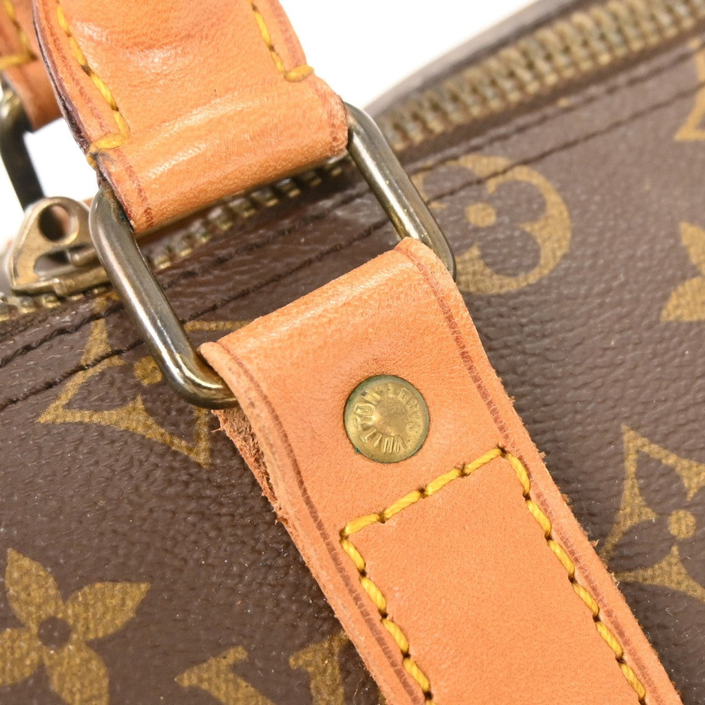Louis Vuitton Keepall Bag Monogram Canvas Brown Canvas Travel Bag
