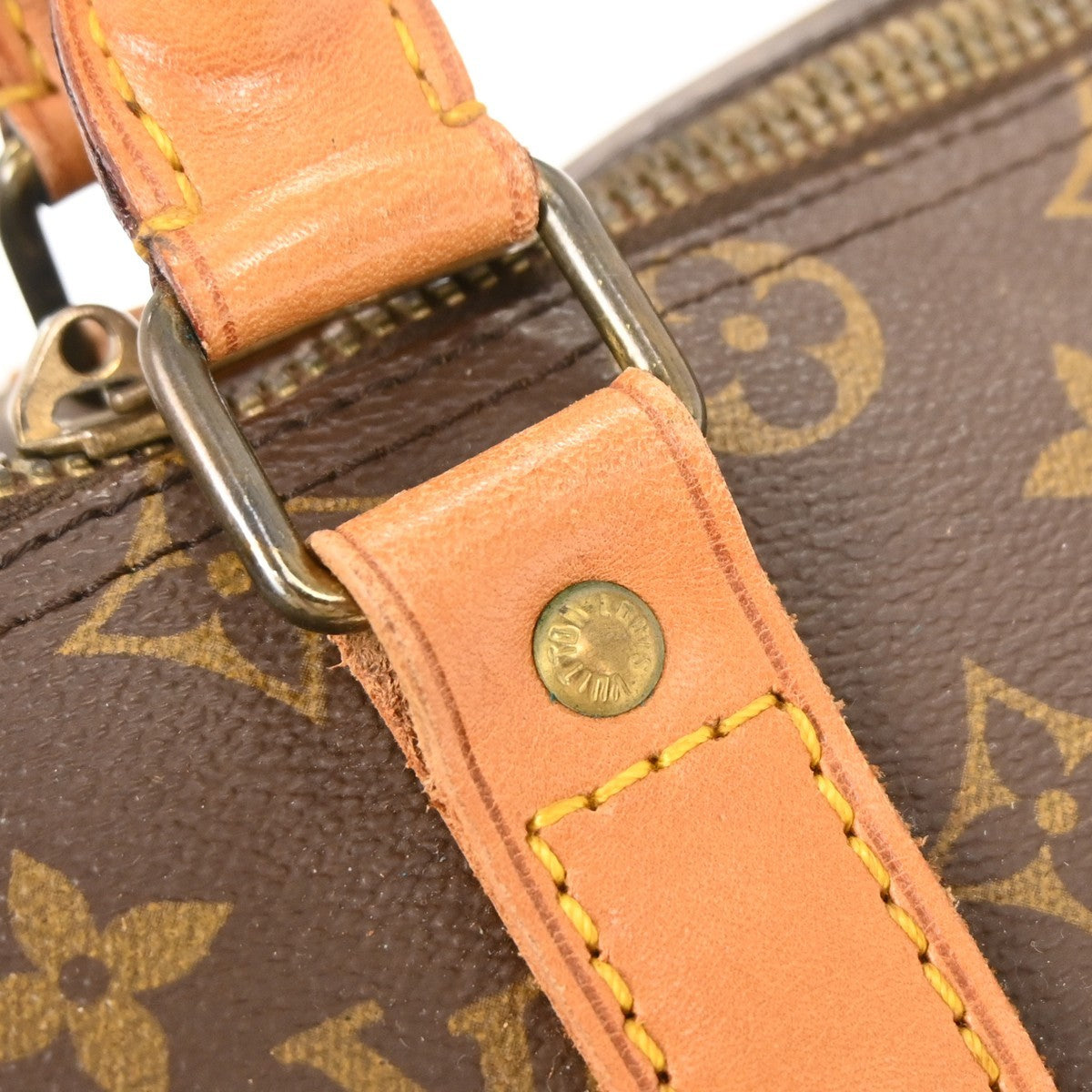 Louis Vuitton Keepall Bag Monogram Canvas Brown Canvas Travel Bag