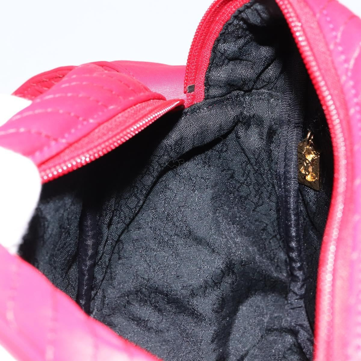 Saint Laurent Vintage Shoulder Bag Nylon Red Nylon Shoulder Bag Bag (Pre-Owned)