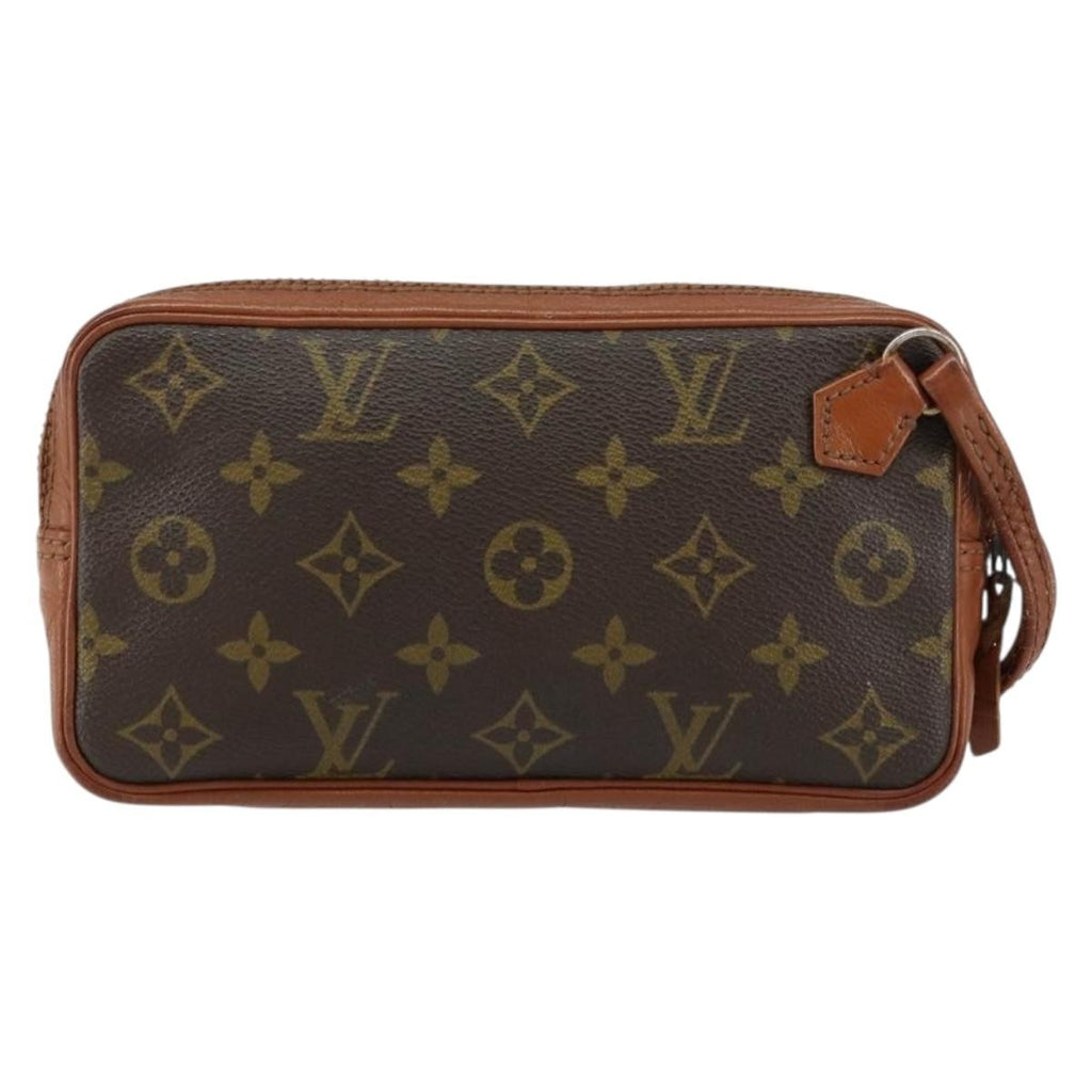 Louis Vuitton Pochette Sports Monogram Canvas Brown Canvas Clutche & Pouche Bag