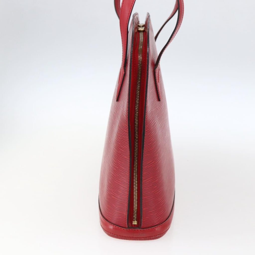 Louis Vuitton Lussac Handbag Epi Leather Red Leather Shoulder Bag
