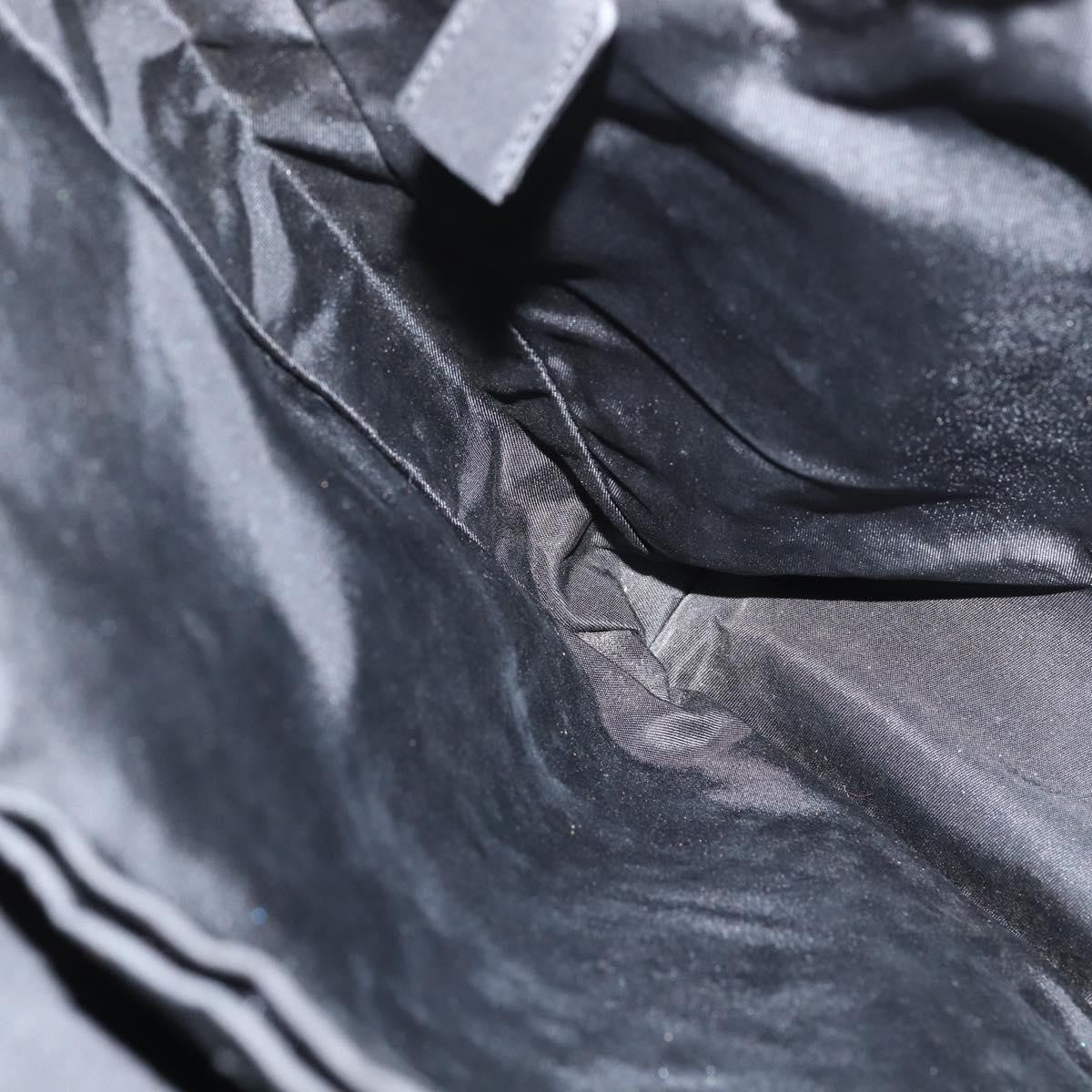 Prada Resin Handle Tote Tessuto Black Nylon Tote Bag Bag