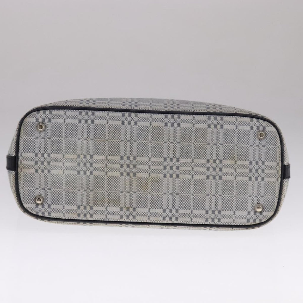 Burberry Vintage Tote Bag Canvas Gray Canvas Tote Bag