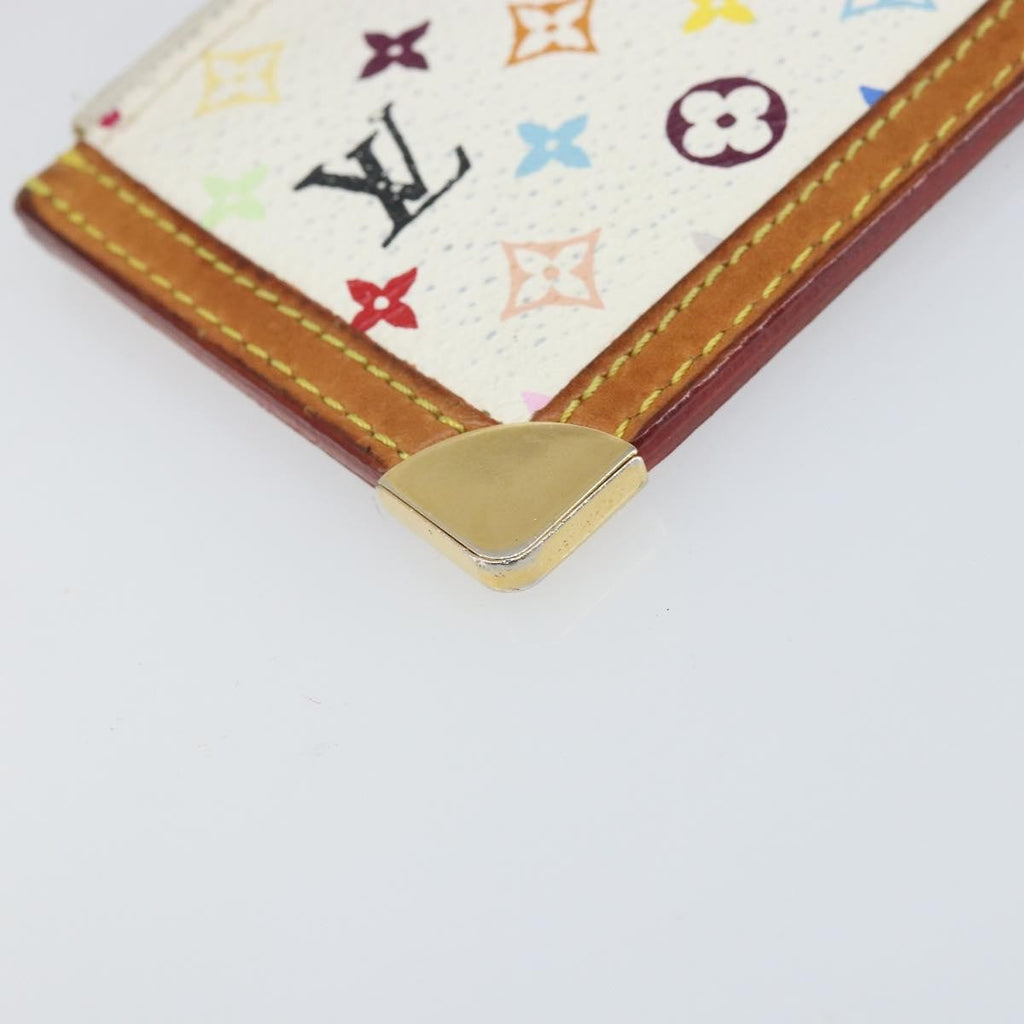 Louis Vuitton Pochette Clés Nm Monogram Multicolor Canvas White Canvas Wallets Accessory