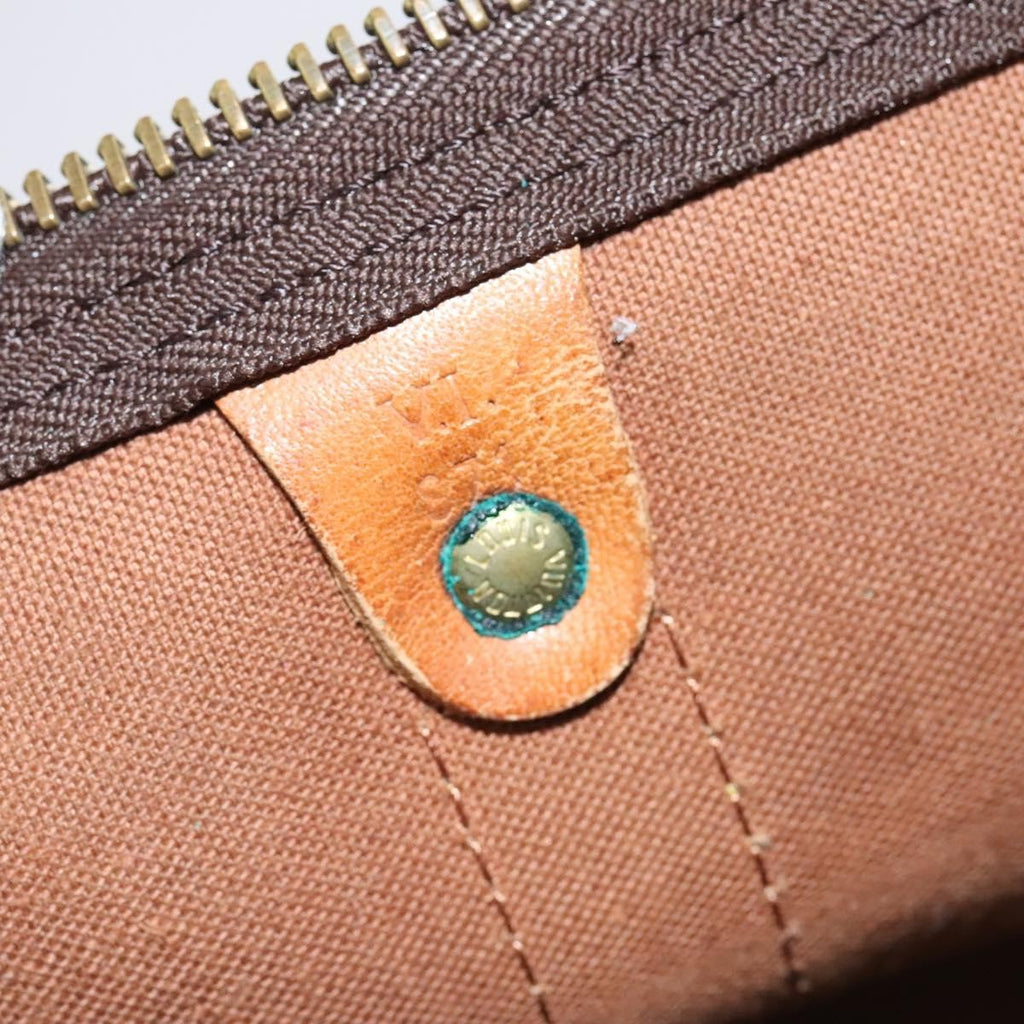 Louis Vuitton Keepall Bag Monogram Canvas Brown Canvas Travel Bag