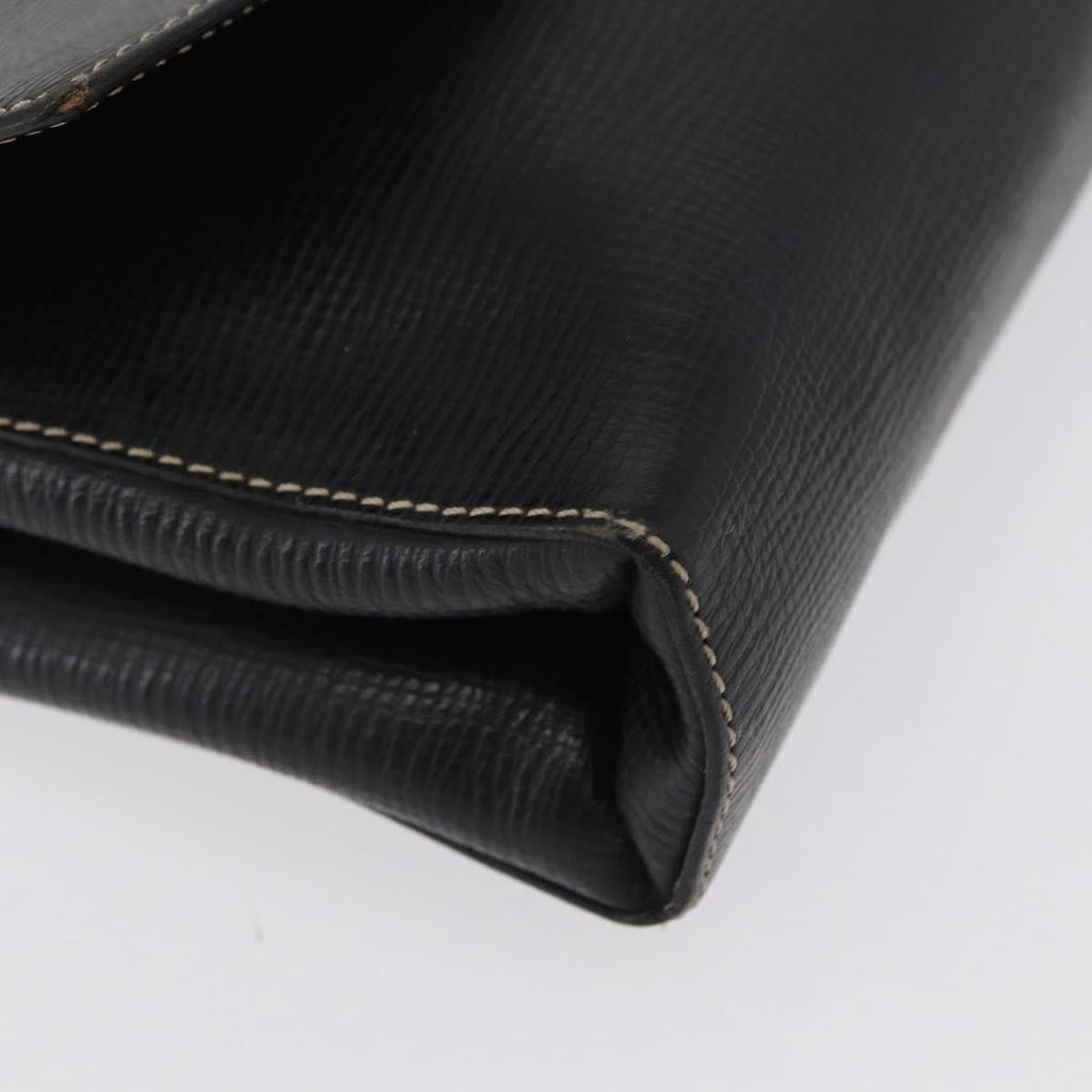 Celine Circle Logo Shoulder Bag Leather Black Leather Shoulder Bag Bag