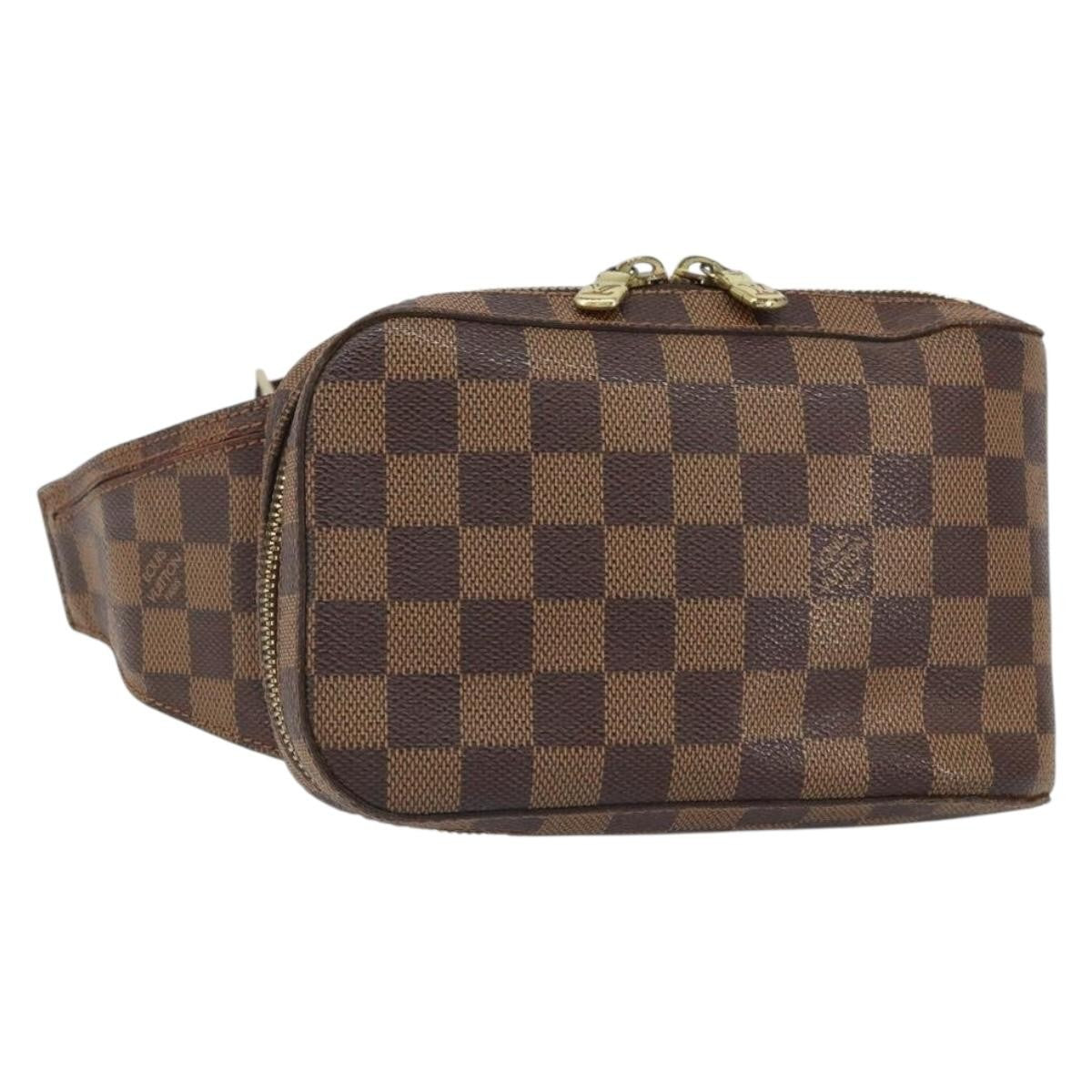 Louis Vuitton Geronimos Waist Bag Damier Brown Canvas Shoulder Bag
