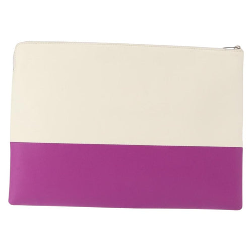 Celine Bicolor Solo Clutch Leather Multicolour Leather Clutche & Pouche Bag