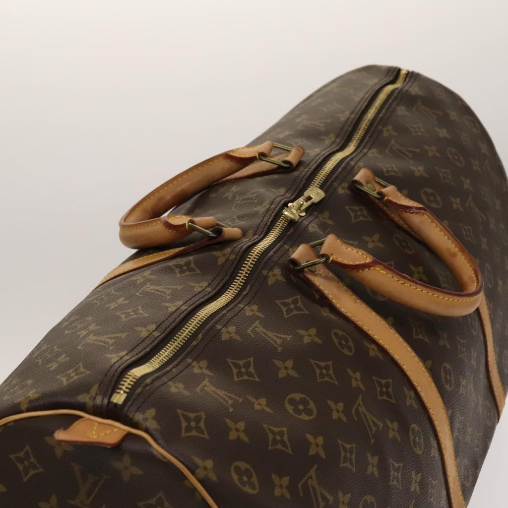 Louis Vuitton Keepall Bag Monogram Canvas Brown Canvas Bag